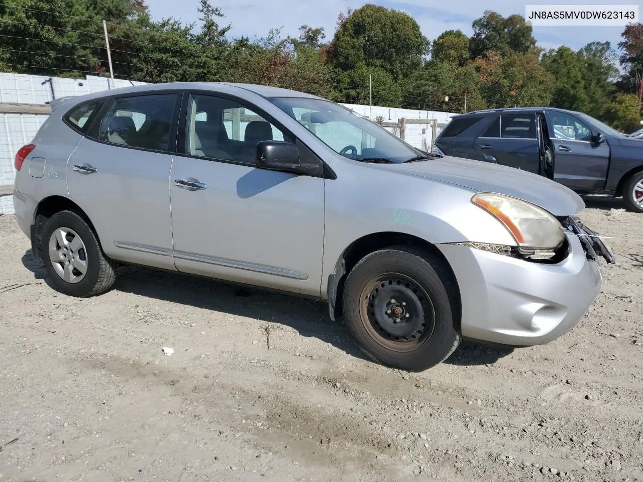 2013 Nissan Rogue S VIN: JN8AS5MV0DW623143 Lot: 75211444