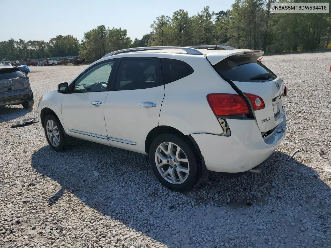 2013 Nissan Rogue S VIN: JN8AS5MT8DW534418 Lot: 75357614