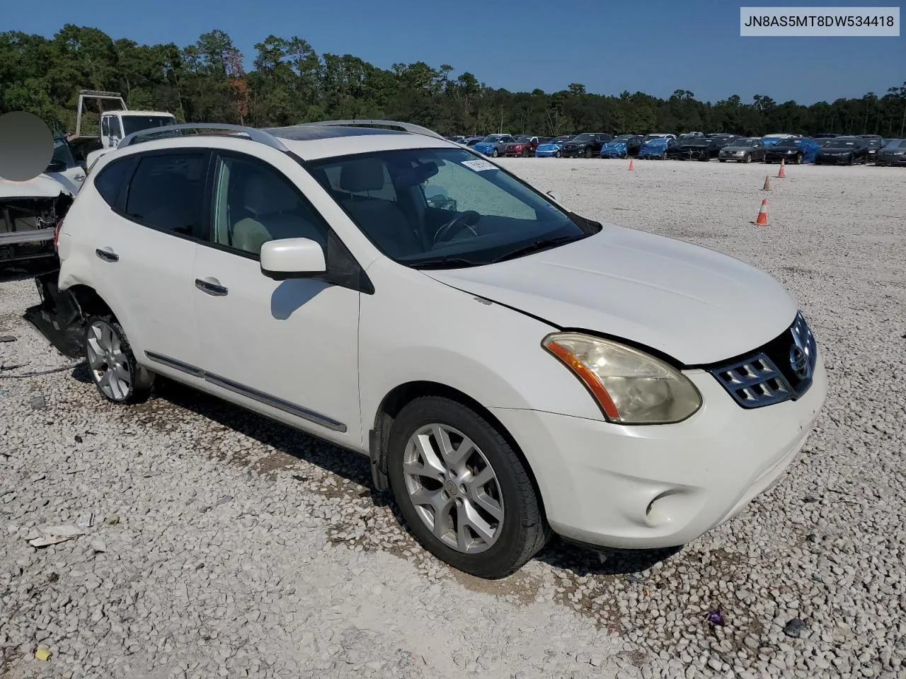 2013 Nissan Rogue S VIN: JN8AS5MT8DW534418 Lot: 75357614