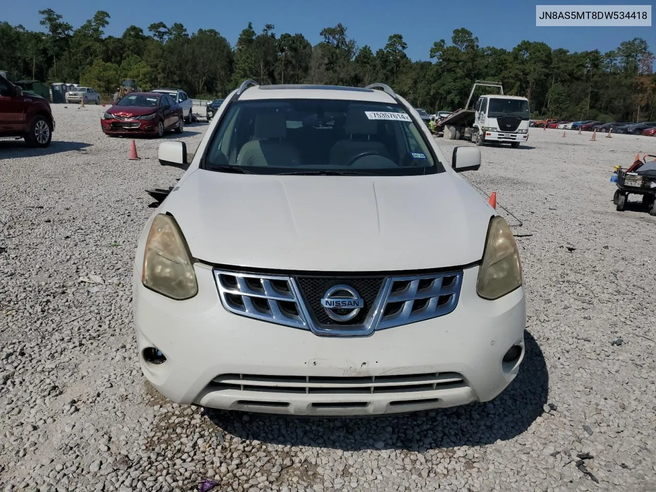 2013 Nissan Rogue S VIN: JN8AS5MT8DW534418 Lot: 75357614