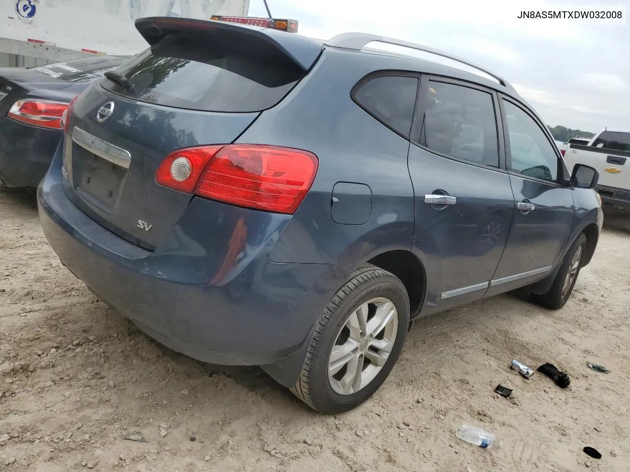 2013 Nissan Rogue S VIN: JN8AS5MTXDW032008 Lot: 75360044