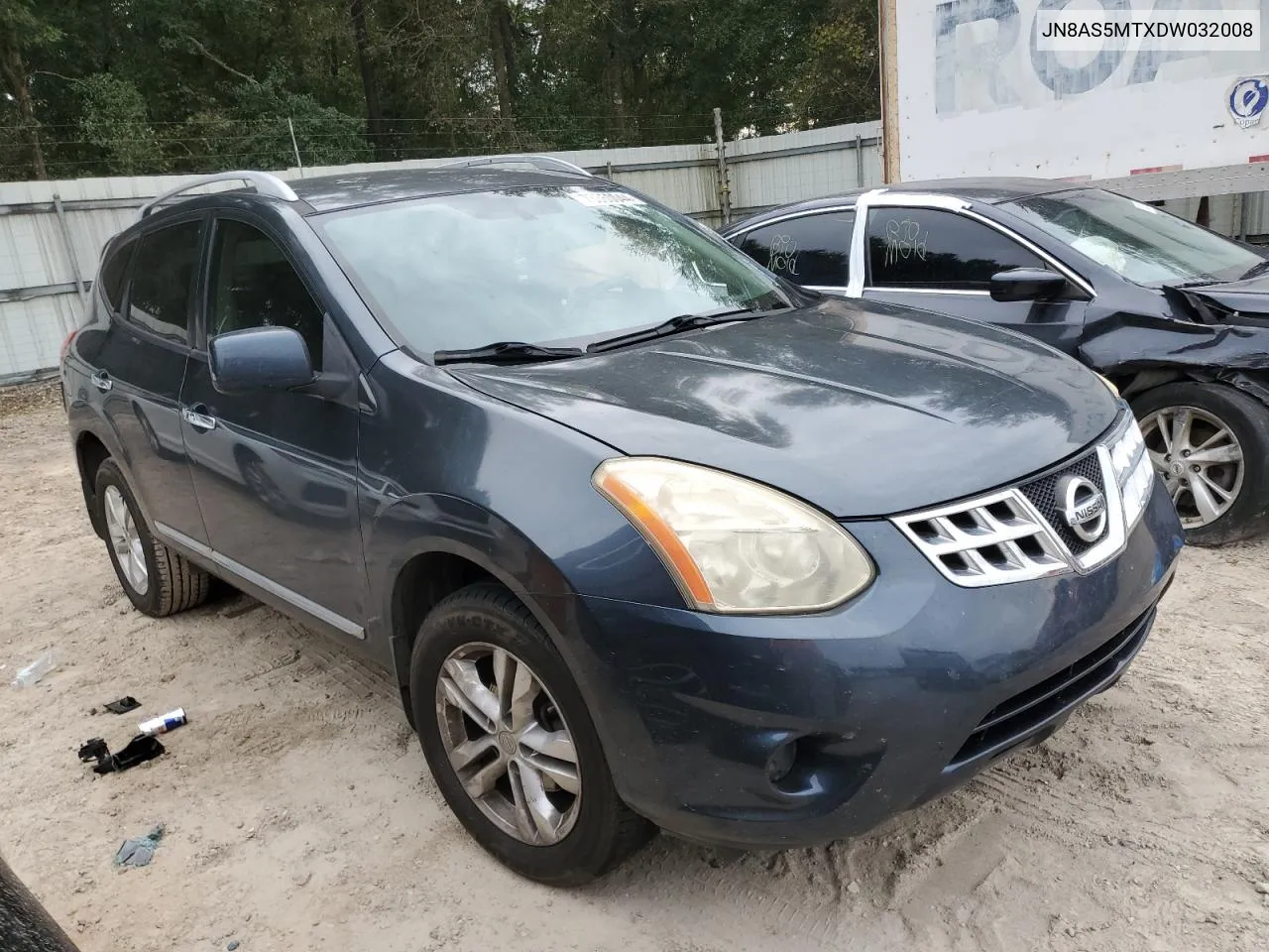 2013 Nissan Rogue S VIN: JN8AS5MTXDW032008 Lot: 75360044