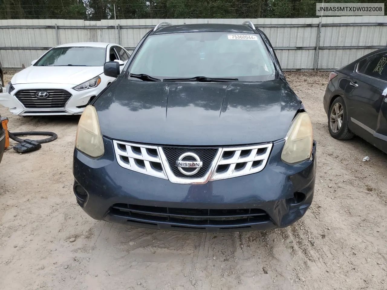 2013 Nissan Rogue S VIN: JN8AS5MTXDW032008 Lot: 75360044