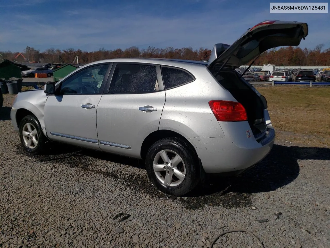 2013 Nissan Rogue S VIN: JN8AS5MV6DW125481 Lot: 75365254