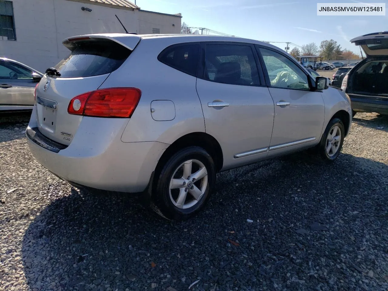 2013 Nissan Rogue S VIN: JN8AS5MV6DW125481 Lot: 75365254