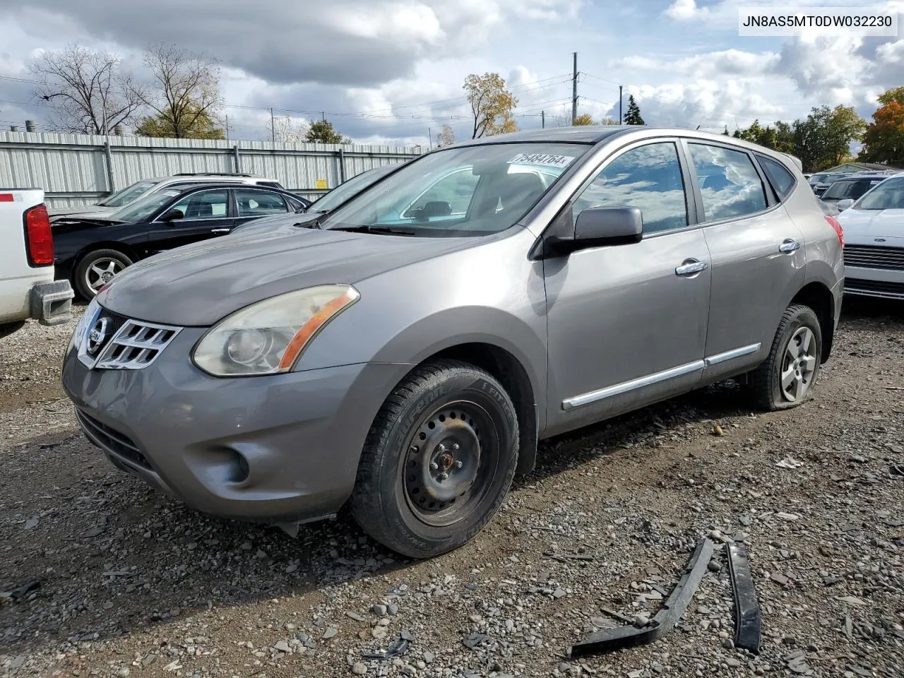 2013 Nissan Rogue S VIN: JN8AS5MT0DW032230 Lot: 75484764