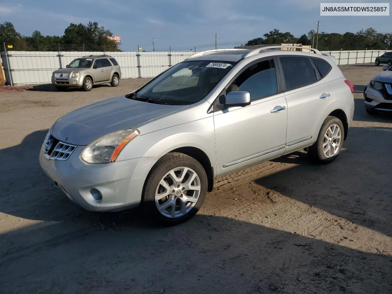 2013 Nissan Rogue S VIN: JN8AS5MT0DW525857 Lot: 75695674