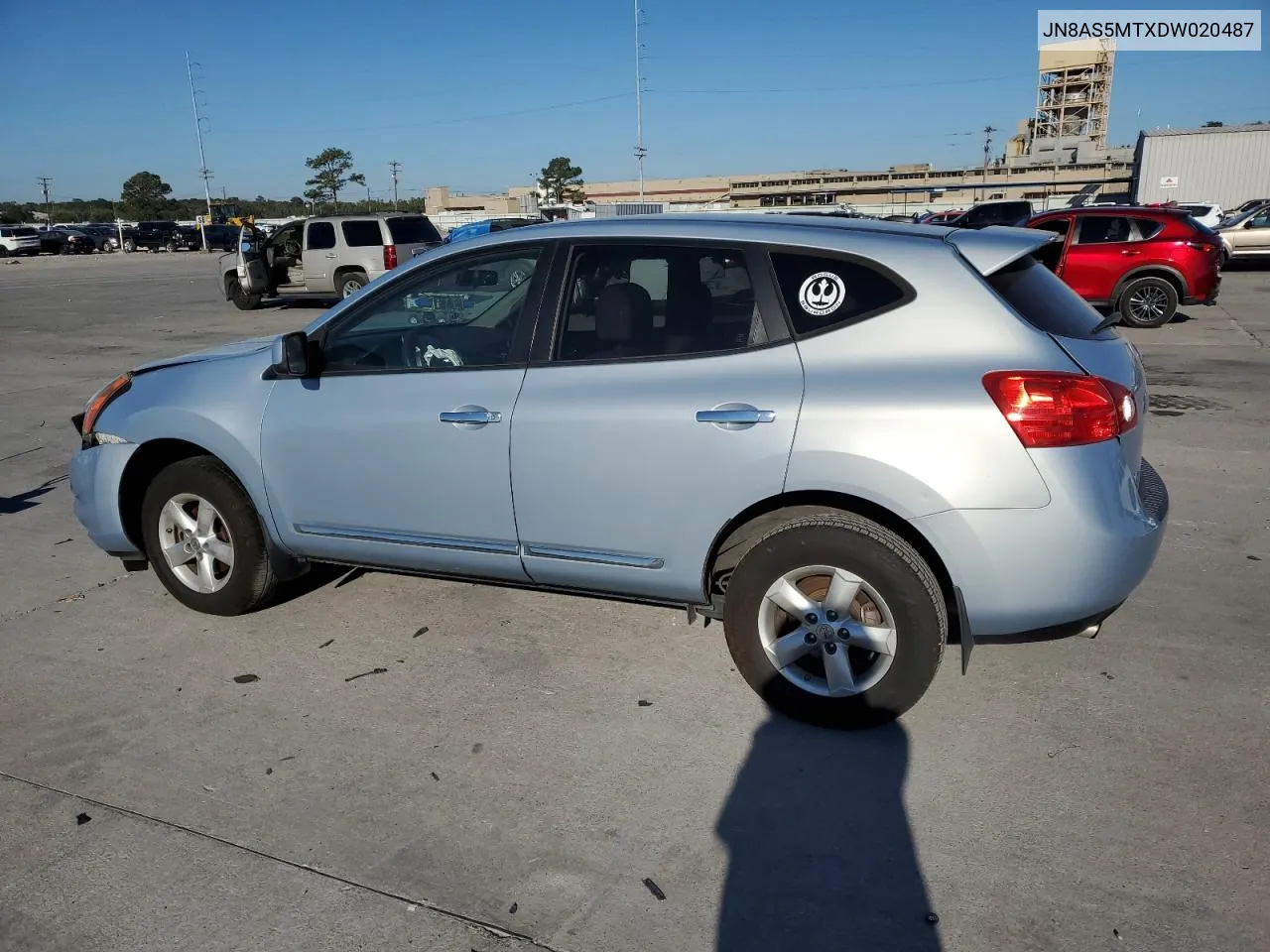 2013 Nissan Rogue S VIN: JN8AS5MTXDW020487 Lot: 76348784