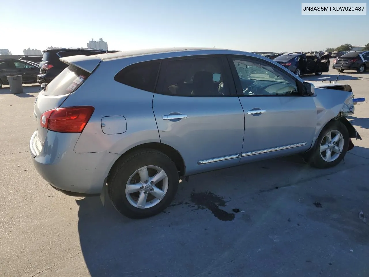 2013 Nissan Rogue S VIN: JN8AS5MTXDW020487 Lot: 76348784