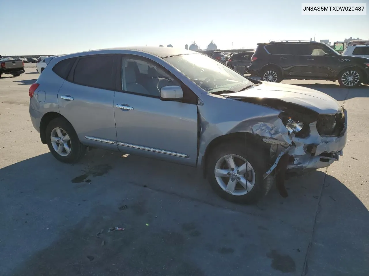 2013 Nissan Rogue S VIN: JN8AS5MTXDW020487 Lot: 76348784