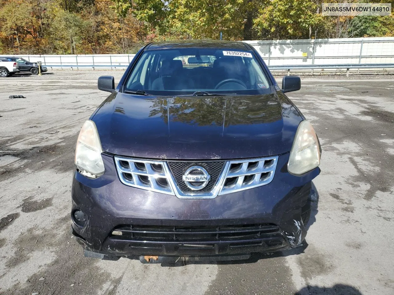 2013 Nissan Rogue S VIN: JN8AS5MV6DW144810 Lot: 76392254