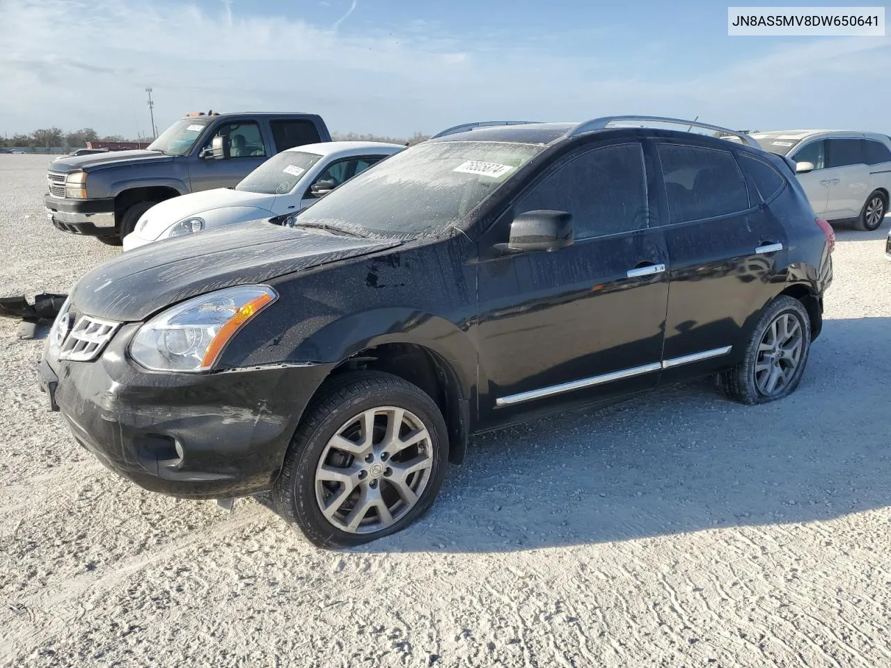 2013 Nissan Rogue S VIN: JN8AS5MV8DW650641 Lot: 76505874