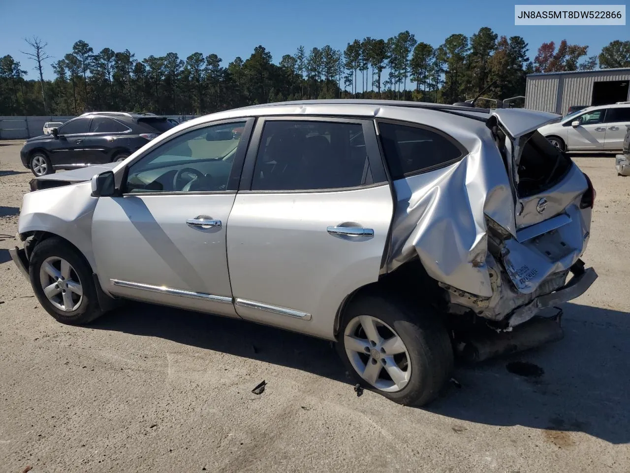 2013 Nissan Rogue S VIN: JN8AS5MT8DW522866 Lot: 76652284