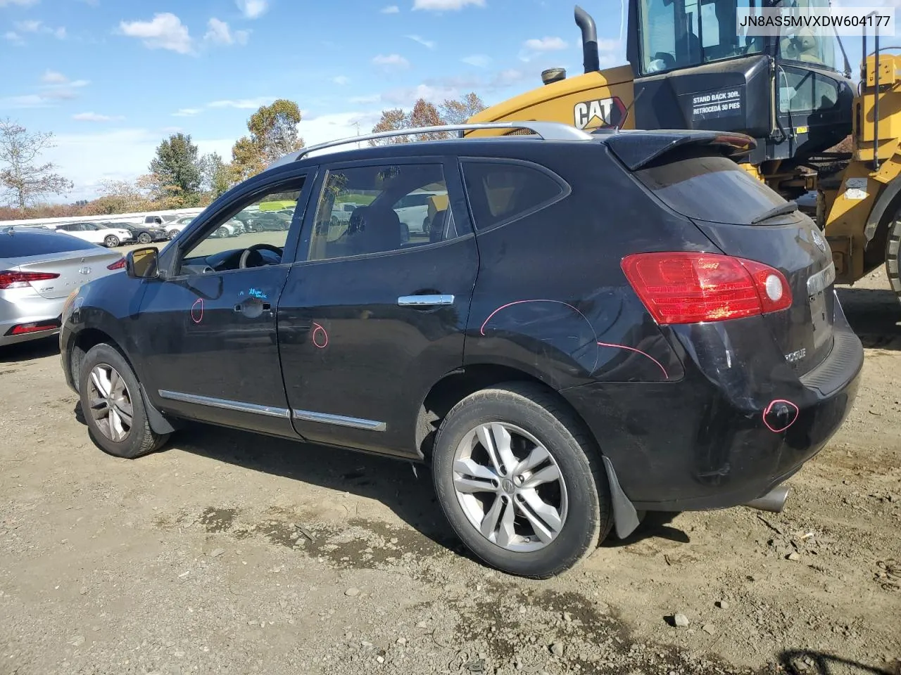 2013 Nissan Rogue S VIN: JN8AS5MVXDW604177 Lot: 77154734