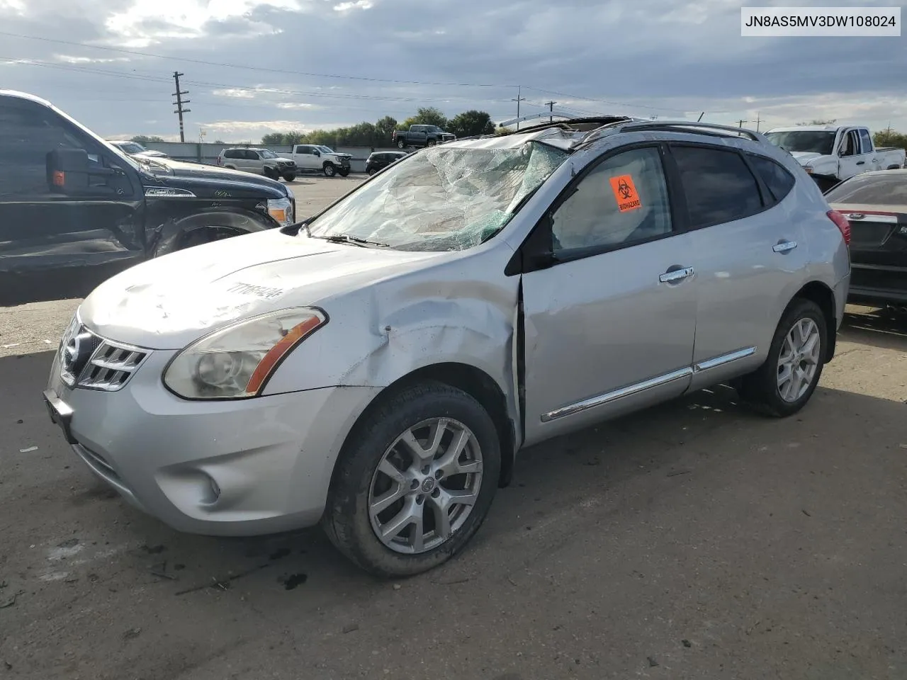 2013 Nissan Rogue S VIN: JN8AS5MV3DW108024 Lot: 77166424