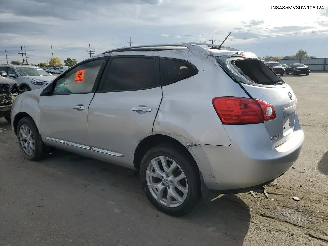 2013 Nissan Rogue S VIN: JN8AS5MV3DW108024 Lot: 77166424