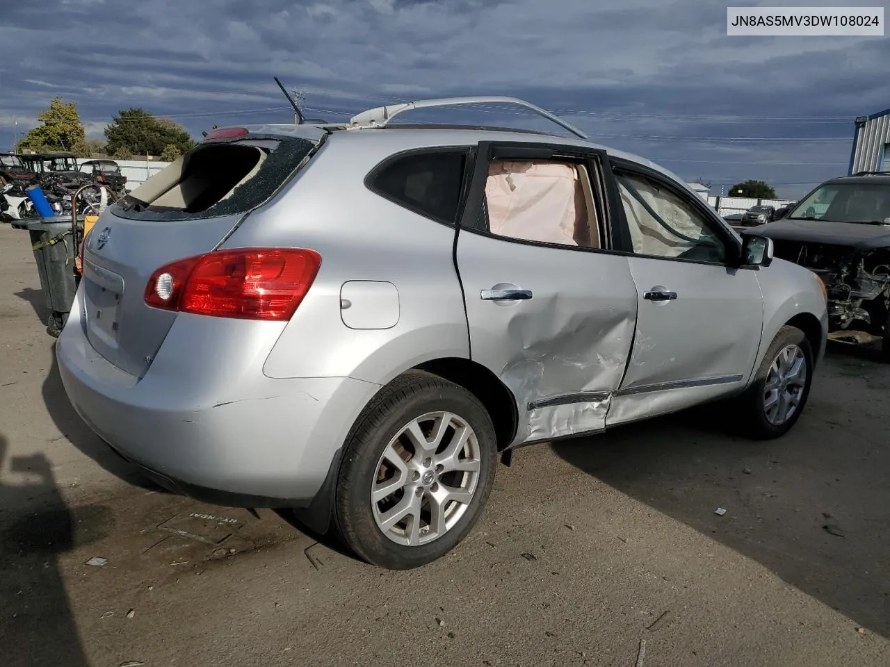 2013 Nissan Rogue S VIN: JN8AS5MV3DW108024 Lot: 77166424