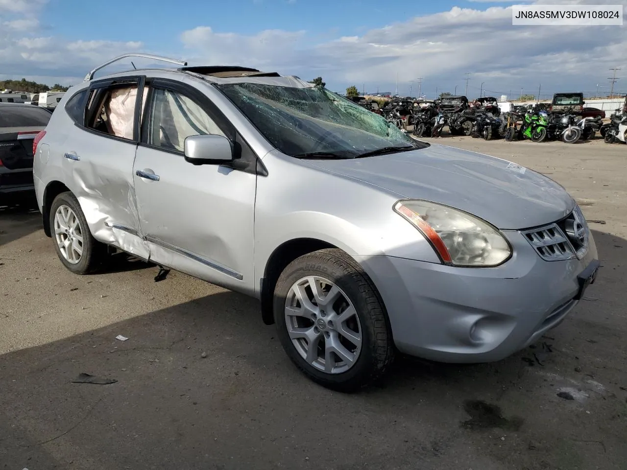 2013 Nissan Rogue S VIN: JN8AS5MV3DW108024 Lot: 77166424