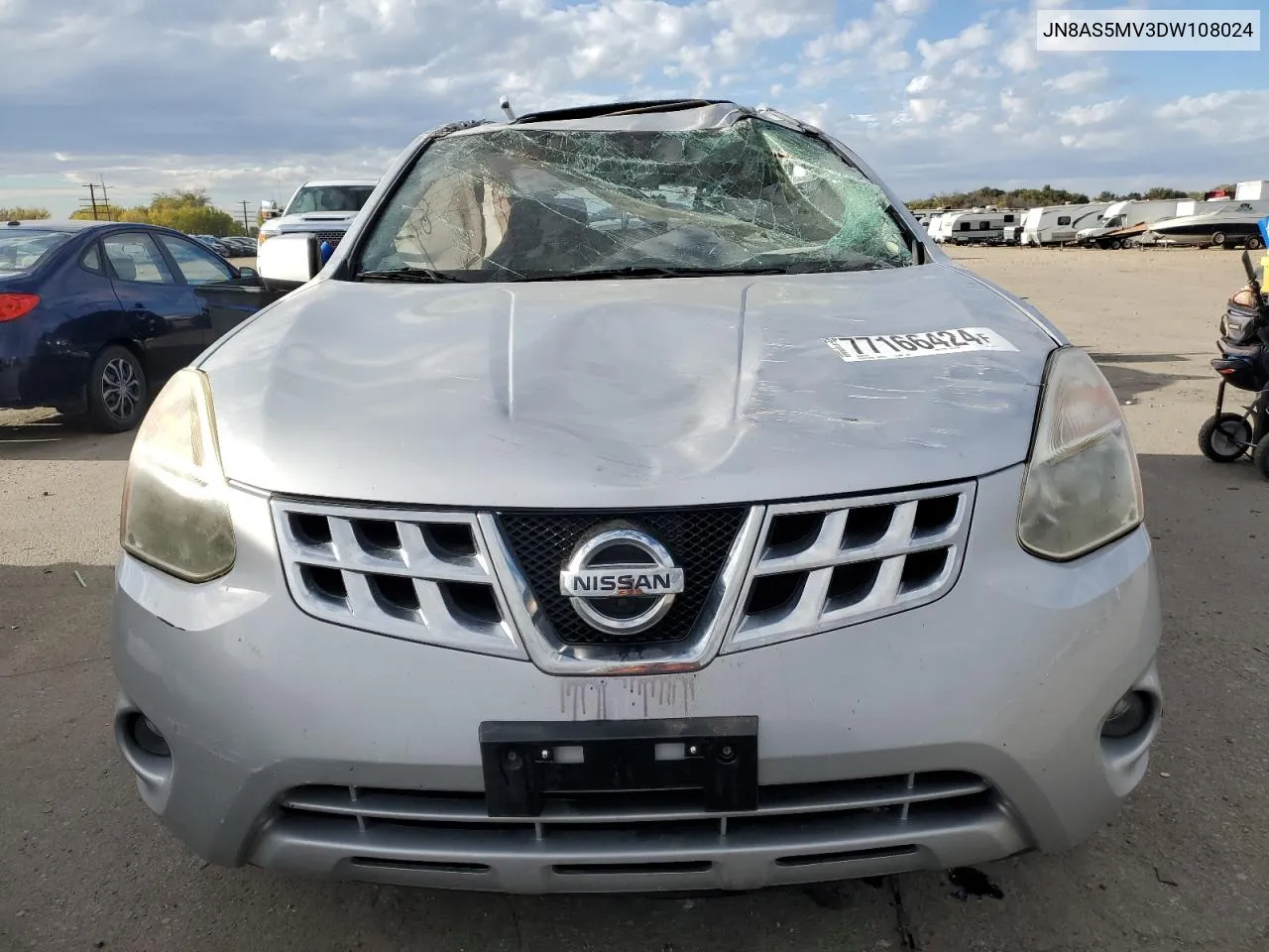 2013 Nissan Rogue S VIN: JN8AS5MV3DW108024 Lot: 77166424