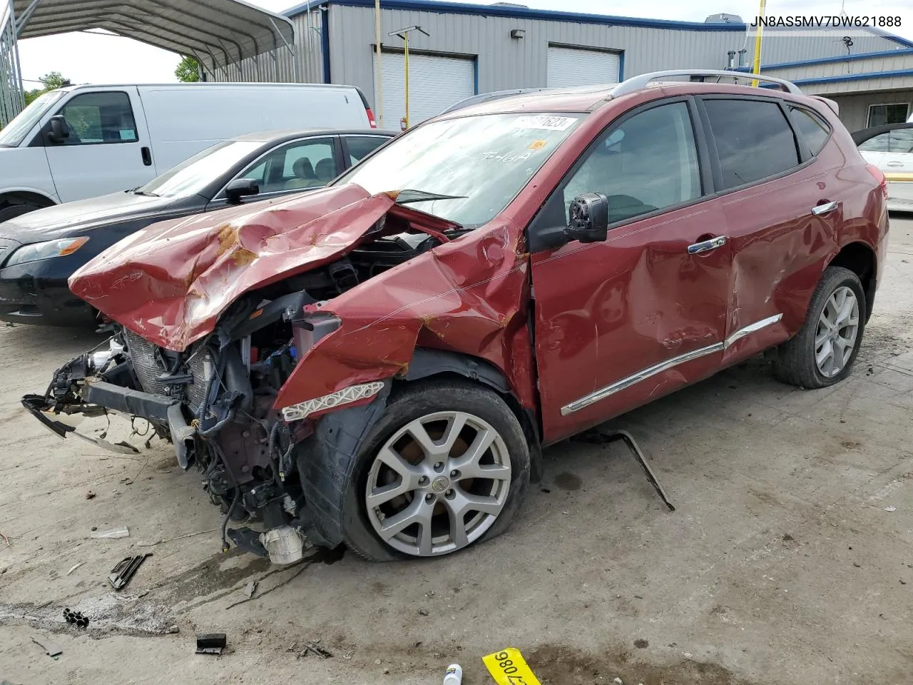 JN8AS5MV7DW621888 2013 Nissan Rogue S