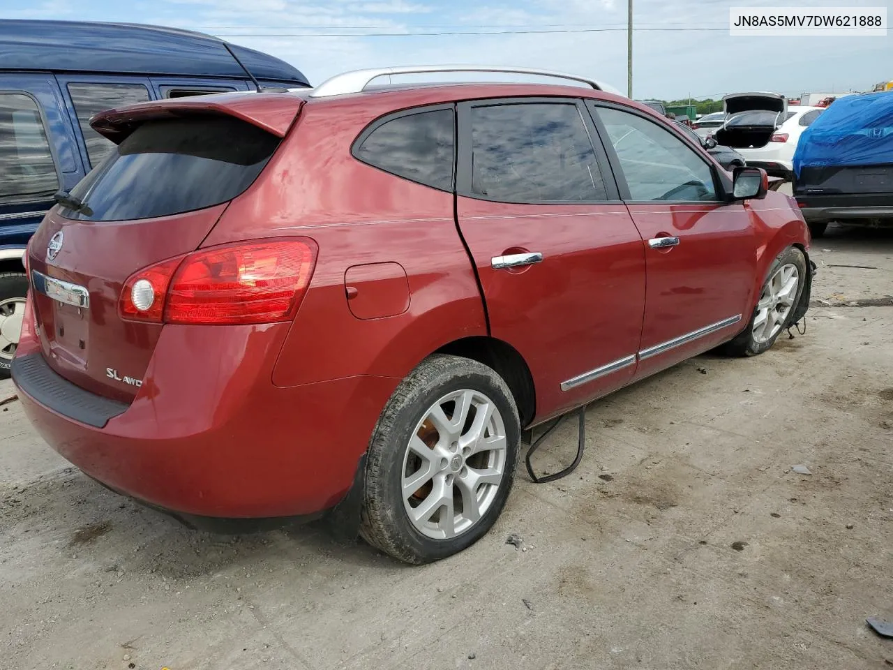 2013 Nissan Rogue S VIN: JN8AS5MV7DW621888 Lot: 77320443