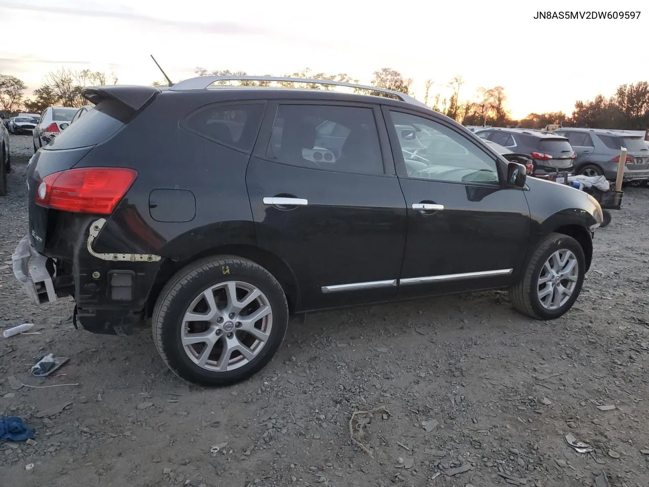 2013 Nissan Rogue S VIN: JN8AS5MV2DW609597 Lot: 77346534