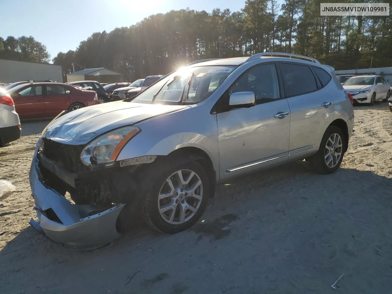 2013 Nissan Rogue S VIN: JN8AS5MV1DW109981 Lot: 77359834