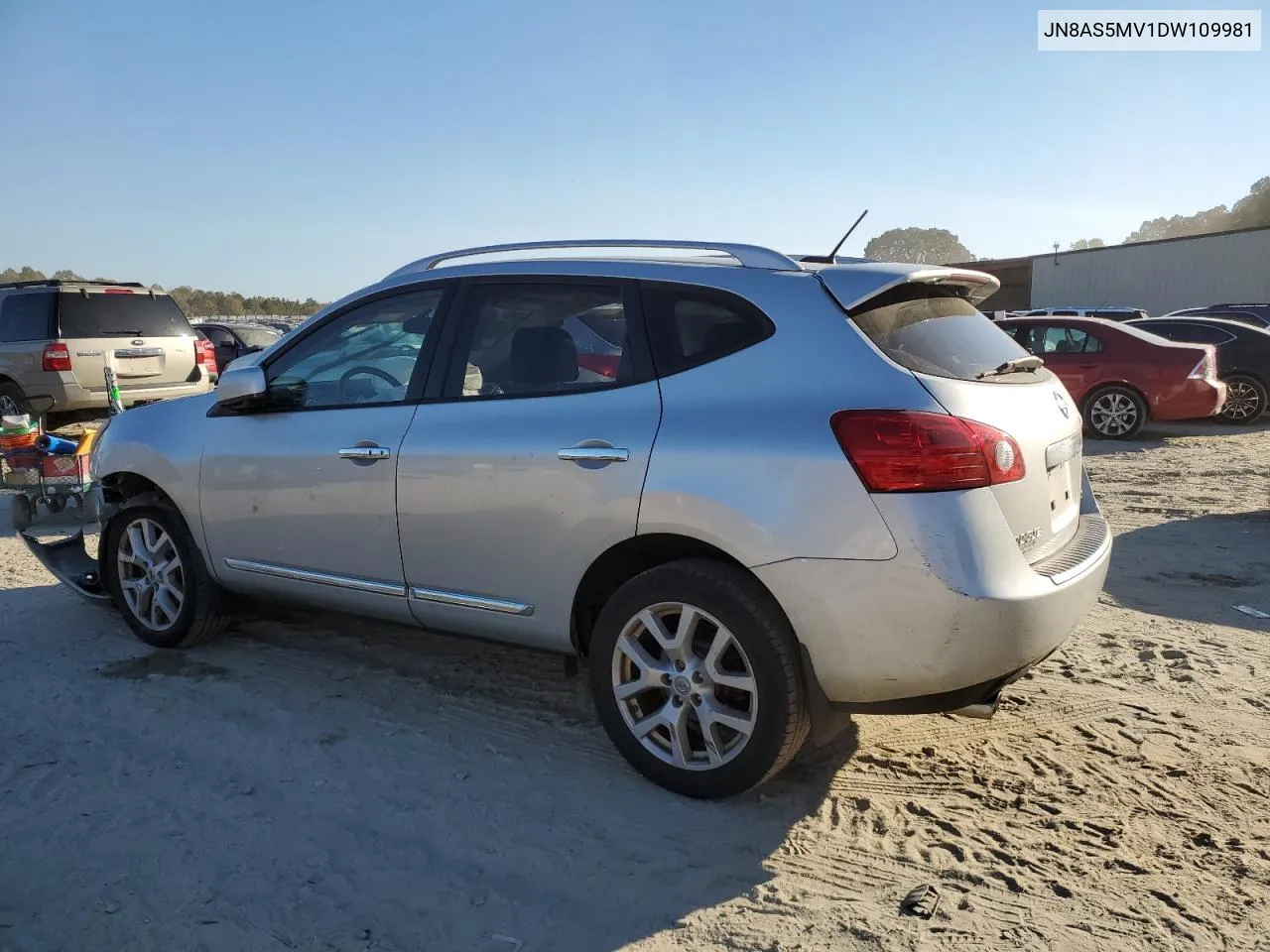 2013 Nissan Rogue S VIN: JN8AS5MV1DW109981 Lot: 77359834