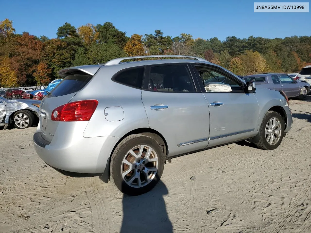 2013 Nissan Rogue S VIN: JN8AS5MV1DW109981 Lot: 77359834