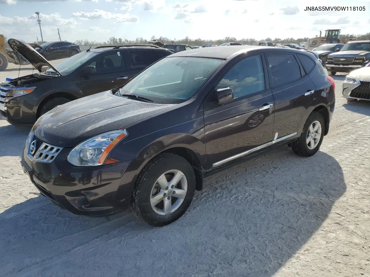 2013 Nissan Rogue S VIN: JN8AS5MV9DW118105 Lot: 77404074