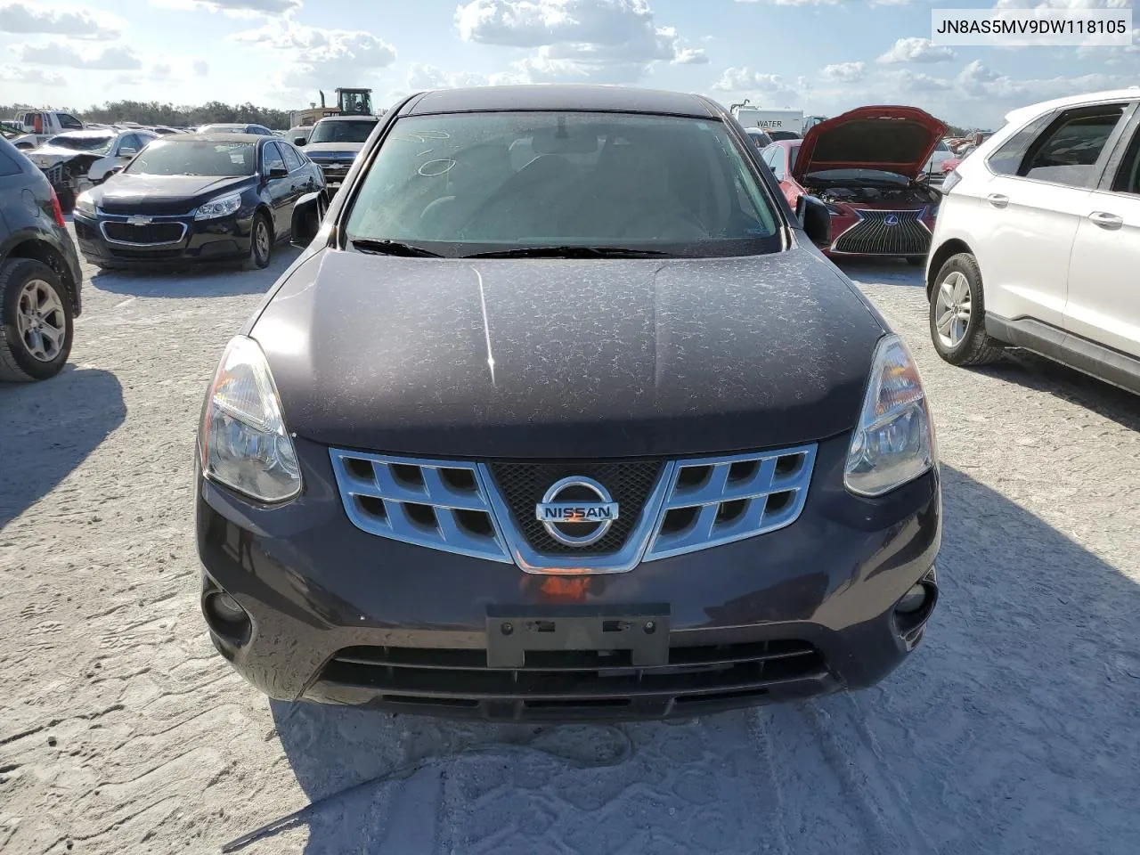 JN8AS5MV9DW118105 2013 Nissan Rogue S