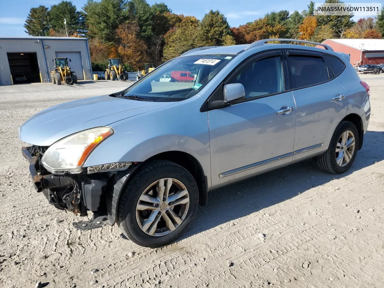 2013 Nissan Rogue S VIN: JN8AS5MV6DW113511 Lot: 77461814