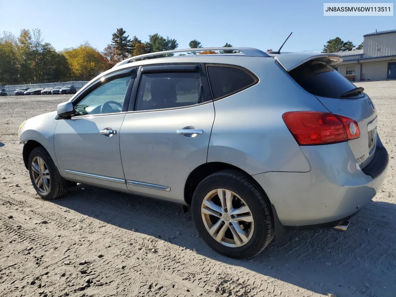 2013 Nissan Rogue S VIN: JN8AS5MV6DW113511 Lot: 77461814