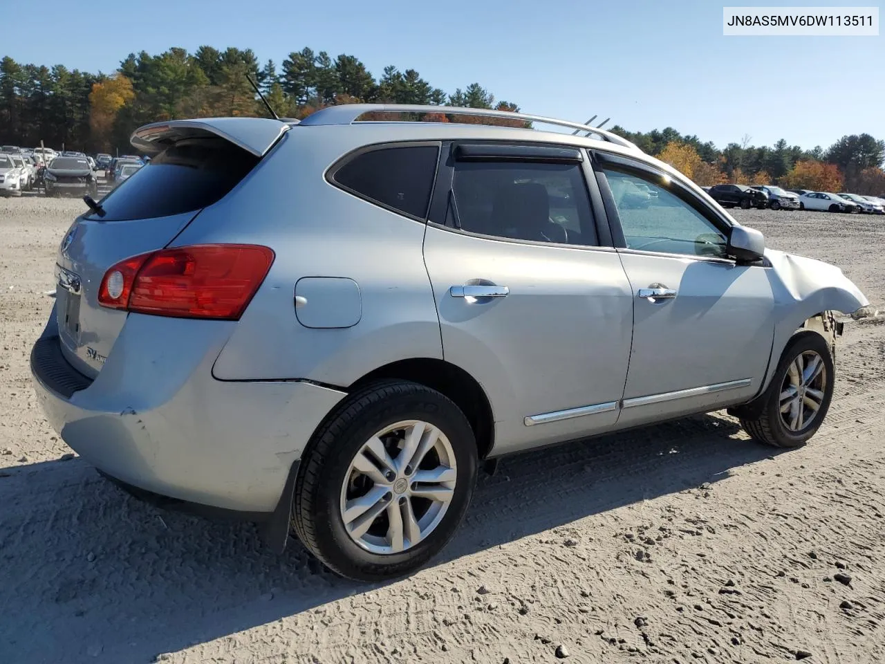 2013 Nissan Rogue S VIN: JN8AS5MV6DW113511 Lot: 77461814