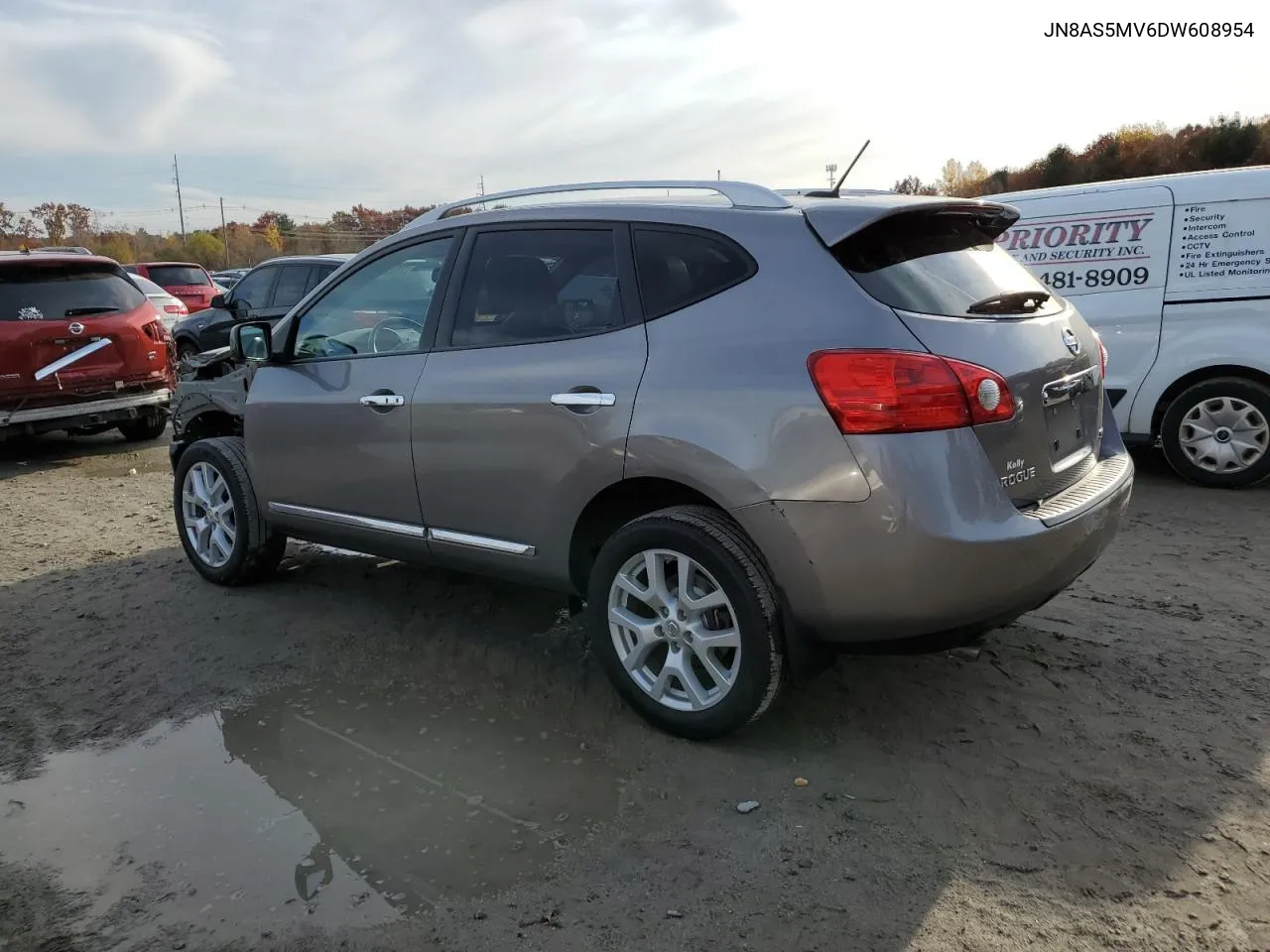 2013 Nissan Rogue S VIN: JN8AS5MV6DW608954 Lot: 77631564