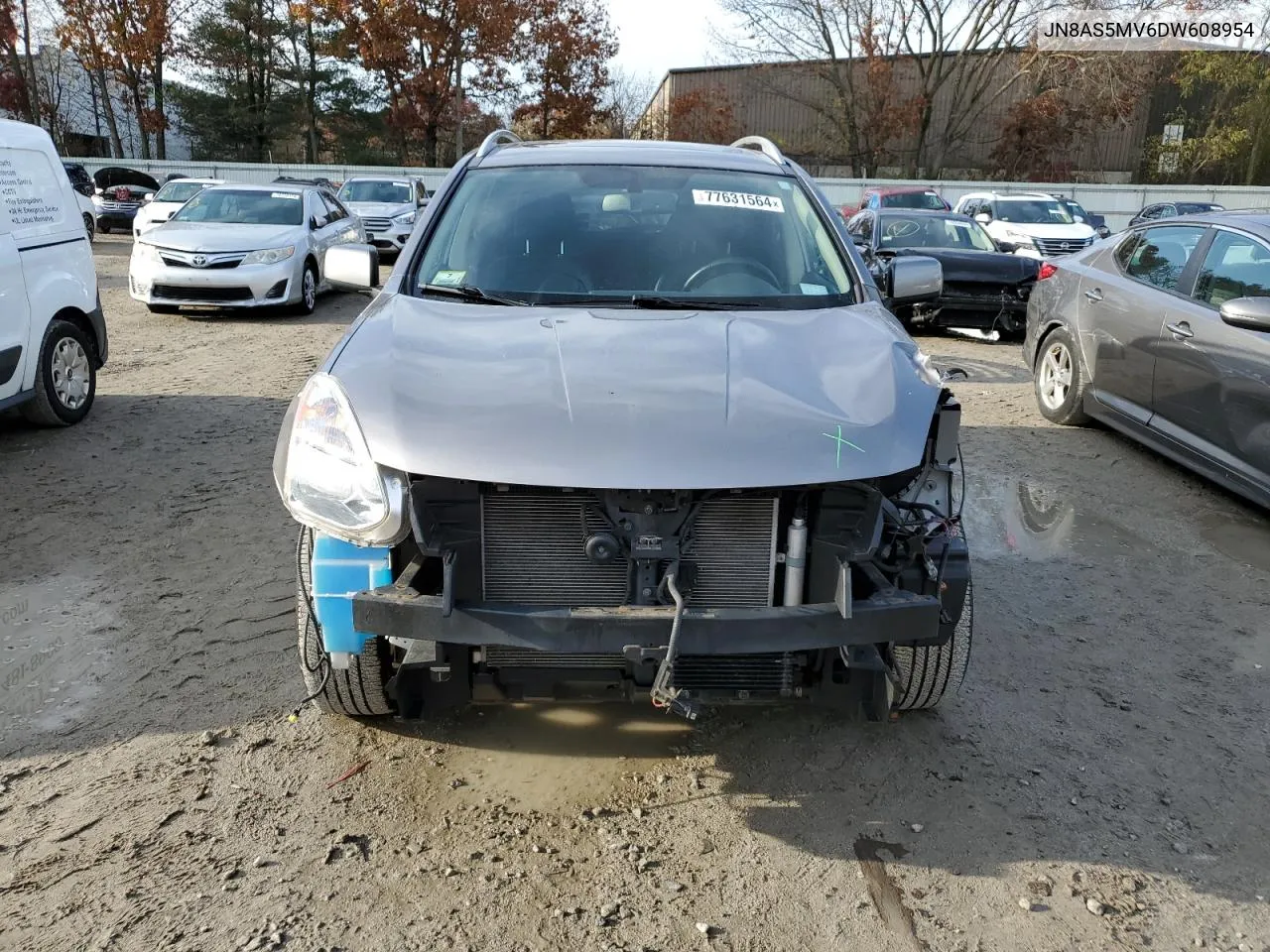 2013 Nissan Rogue S VIN: JN8AS5MV6DW608954 Lot: 77631564