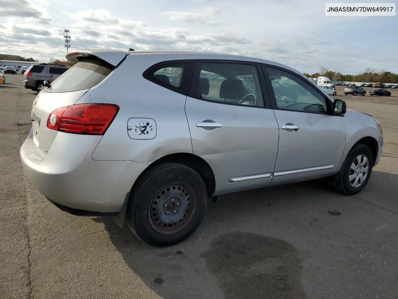 2013 Nissan Rogue S VIN: JN8AS5MV7DW649917 Lot: 77645524