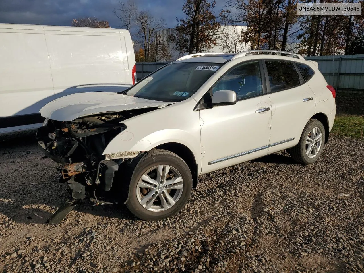 2013 Nissan Rogue S VIN: JN8AS5MV0DW130546 Lot: 77650334