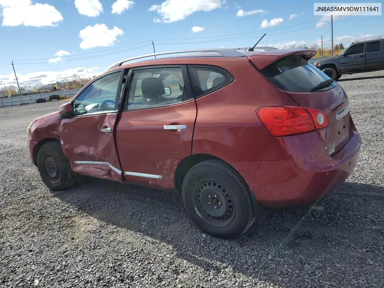 2013 Nissan Rogue S VIN: JN8AS5MV9DW111641 Lot: 77744414