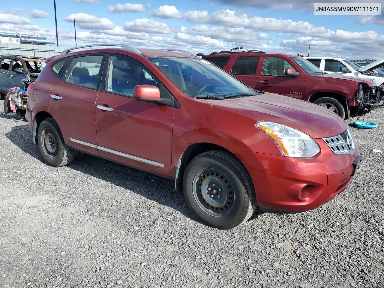 2013 Nissan Rogue S VIN: JN8AS5MV9DW111641 Lot: 77744414