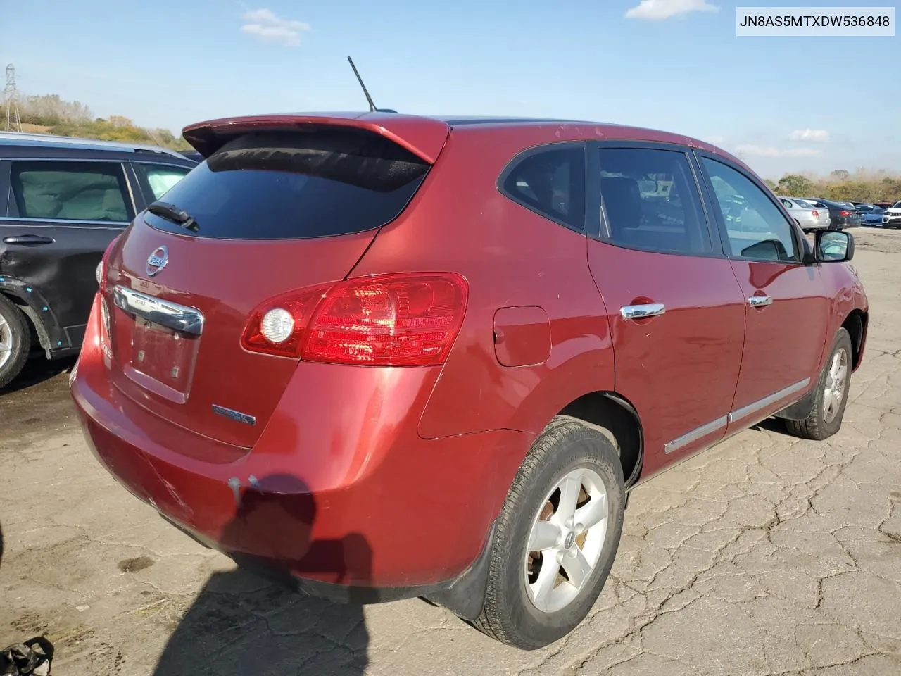 2013 Nissan Rogue S VIN: JN8AS5MTXDW536848 Lot: 77813414