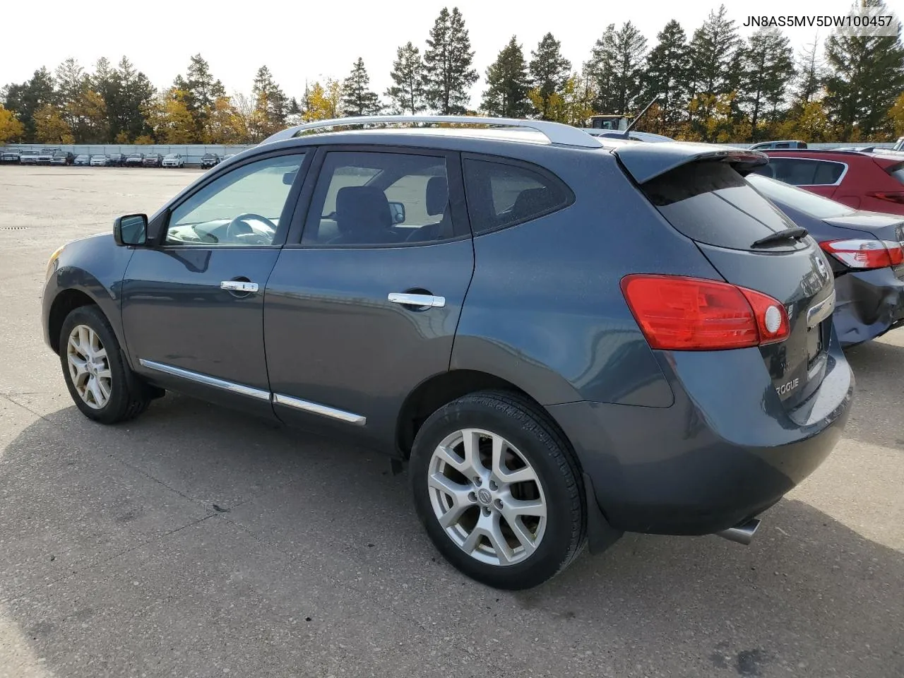 2013 Nissan Rogue S VIN: JN8AS5MV5DW100457 Lot: 77943044