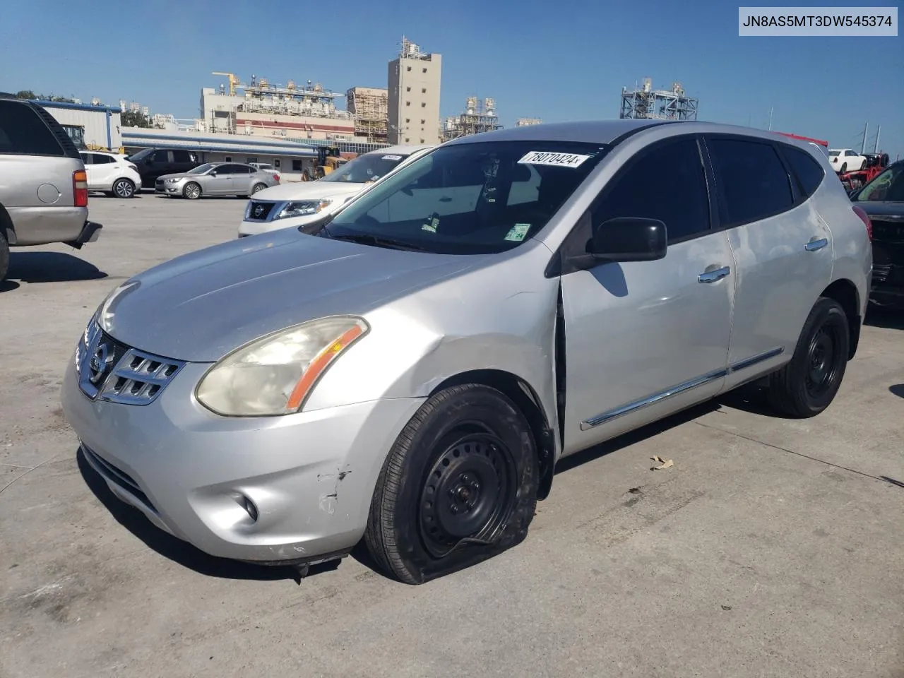 2013 Nissan Rogue S VIN: JN8AS5MT3DW545374 Lot: 78070424