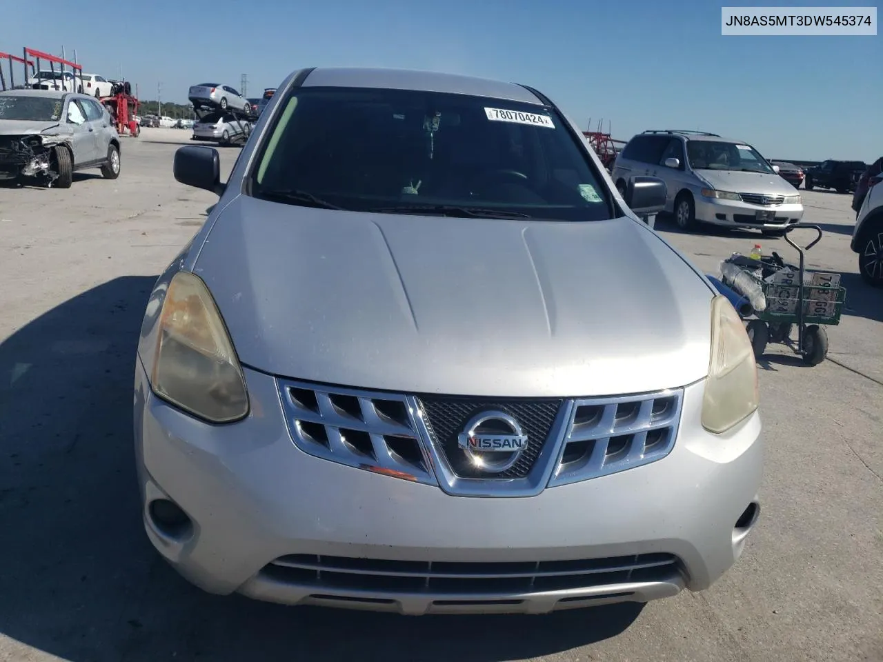 2013 Nissan Rogue S VIN: JN8AS5MT3DW545374 Lot: 78070424