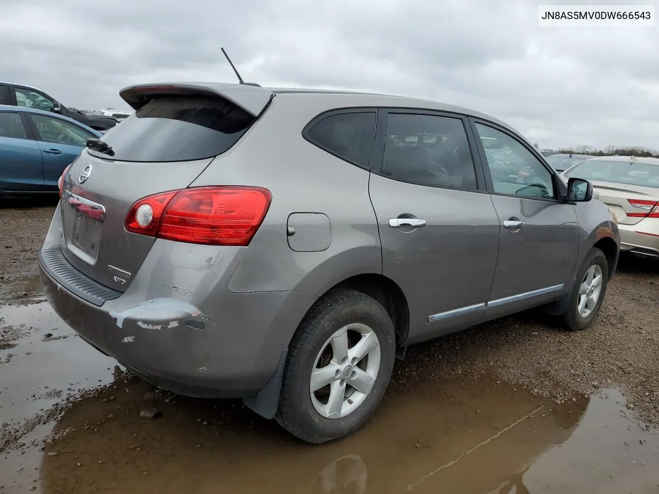 2013 Nissan Rogue S VIN: JN8AS5MV0DW666543 Lot: 78290554