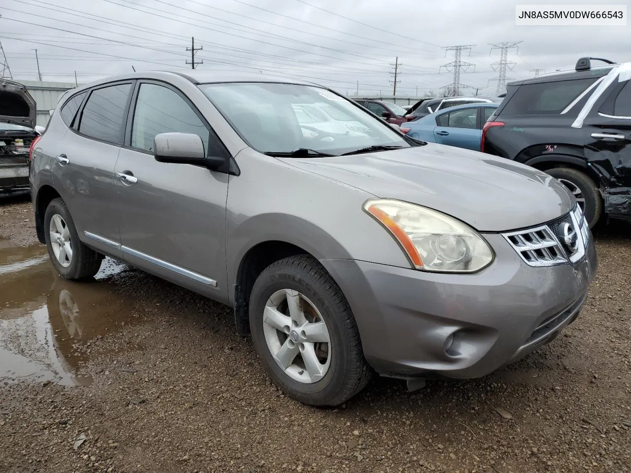 2013 Nissan Rogue S VIN: JN8AS5MV0DW666543 Lot: 78290554