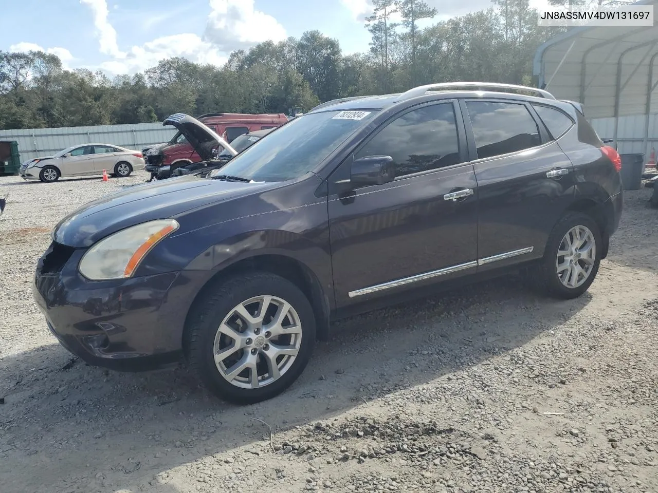 2013 Nissan Rogue S VIN: JN8AS5MV4DW131697 Lot: 78312934