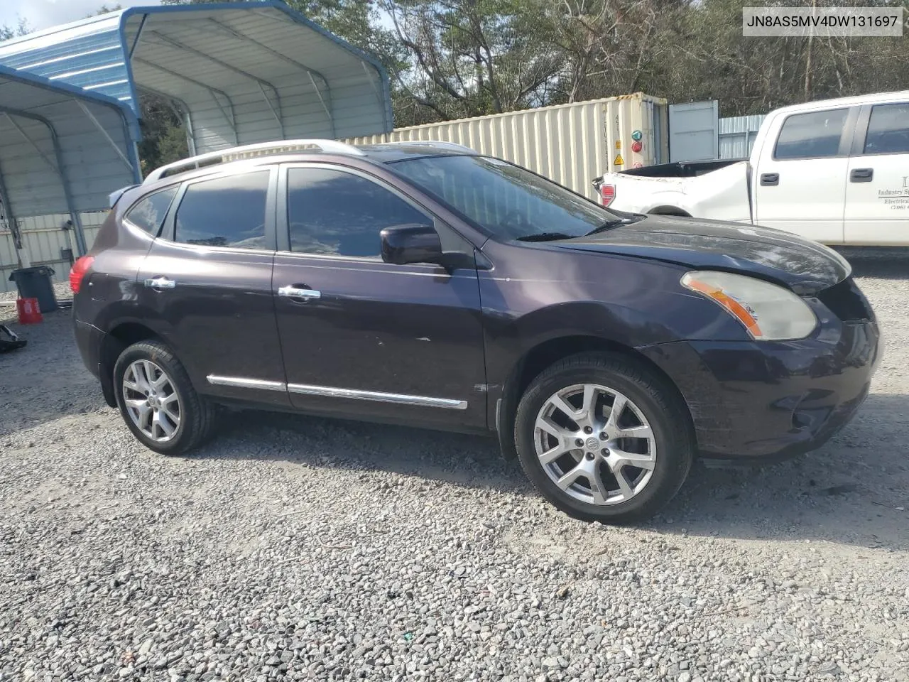 2013 Nissan Rogue S VIN: JN8AS5MV4DW131697 Lot: 78312934