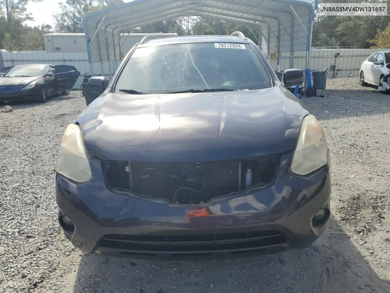 2013 Nissan Rogue S VIN: JN8AS5MV4DW131697 Lot: 78312934