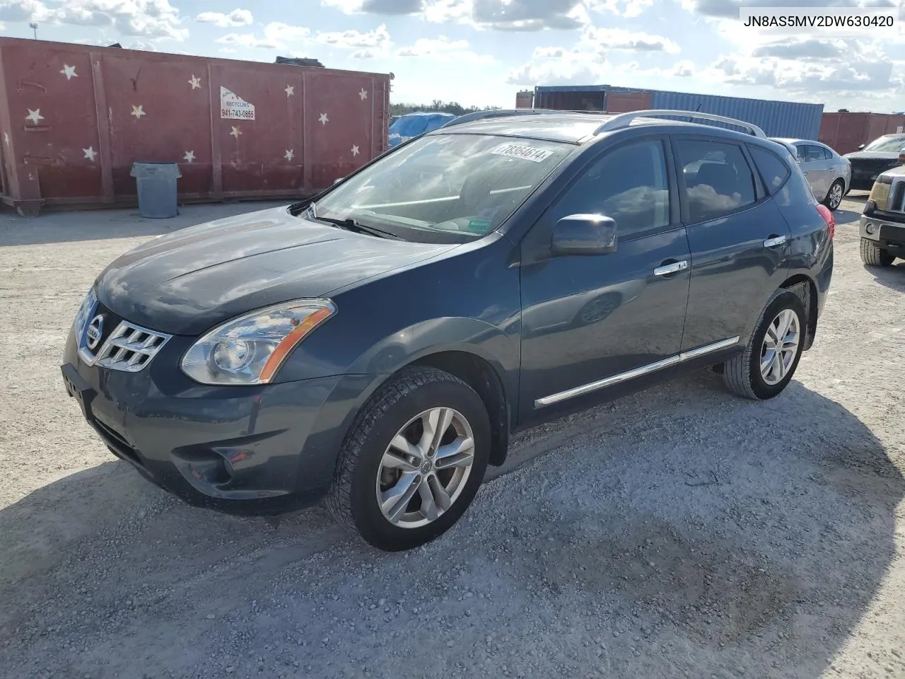 2013 Nissan Rogue S VIN: JN8AS5MV2DW630420 Lot: 78364614